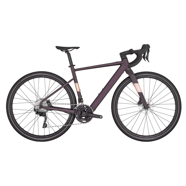 Scott Contessa Speedster Gravel eRIDE 25 Rennrad E-Bike (28" | 250Wh | burgundy purple)-56 cm