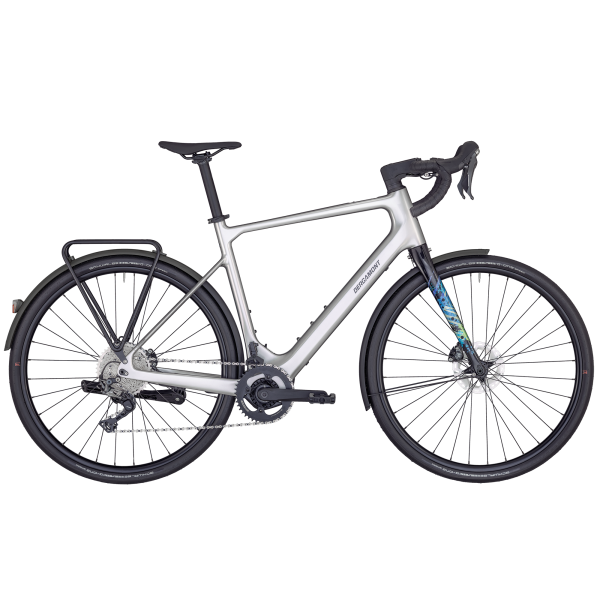 Bergamont E-Grandurance RD Expert Rennrad E-Bike (28" | 360Wh | shiny flaky silver)-58 cm