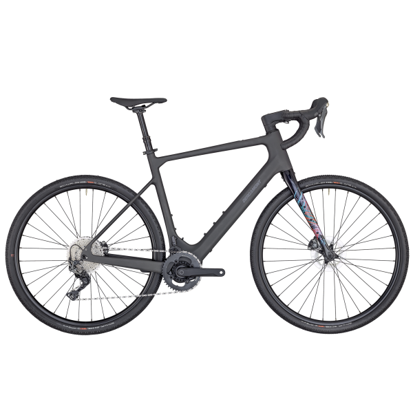 Bergamont E-Grandurance Elite Rennrad E-Bike (28" | 360Wh | clearcoated raw carbon)-58 cm