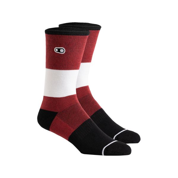 Crankbrothers Icon MTB Thick Fahrradsocken (rot)-42-46