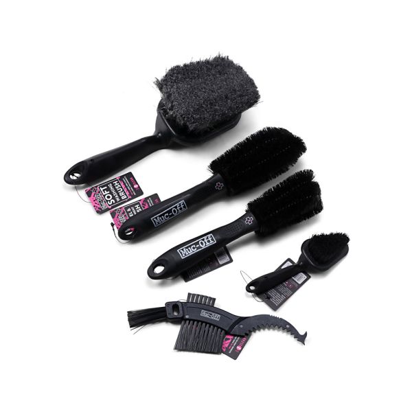 Muc-Off BÃ¼rstenset (5-teiliges | schwarz / grau)