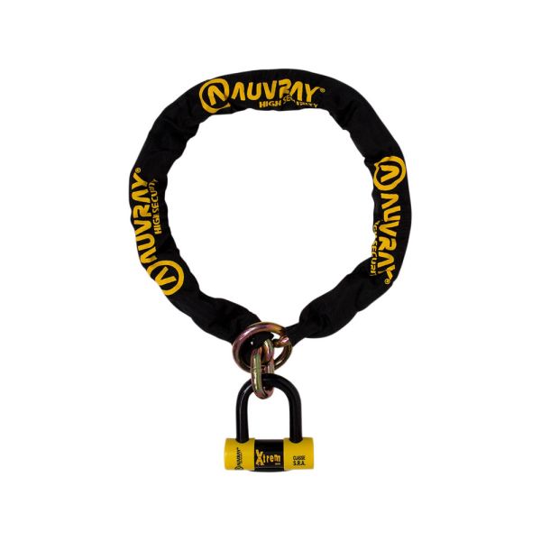 Auvray Xtrem Kettenschloss (schwarz / gelb)