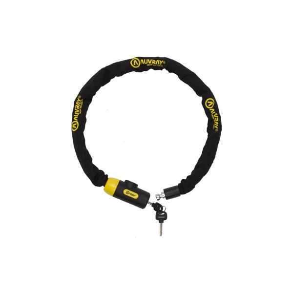 Auvray C-Block Kettenschloss (schwarz / gelb)