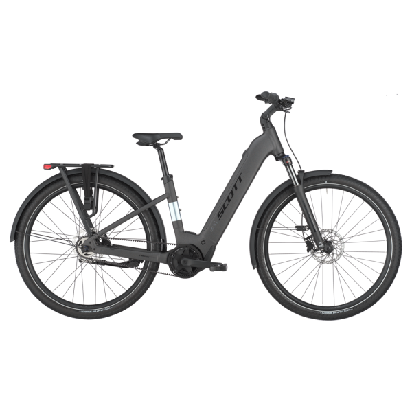 Scott Sub 20 Belt Wave Trekking E-Bike (28" | 600Wh | midnight grey)-56 cm