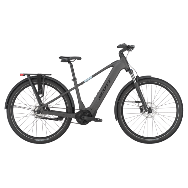 Scott Sub 20 Belt Trekking E-Bike (28" | 600Wh | midnight grey)-54 cm