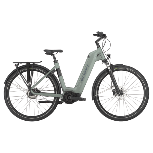 Scott Sub 40 Belt Wave Trekking E-Bike (28" | 625Wh | highland green)-52 cm