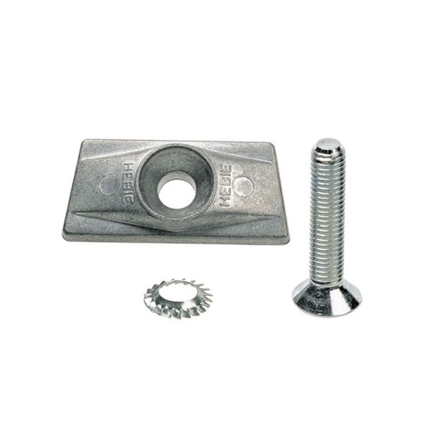 Hebie Aluplatte mit Inbusschraube