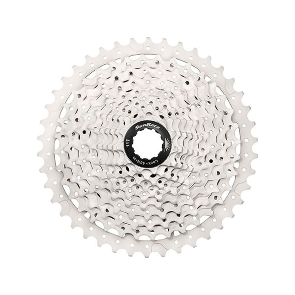 SunRace CSMS8 EAZ-BOX M Kassette (11-13-15-18-21-24-28-32-36-40-46 | 11-fach | metallic)