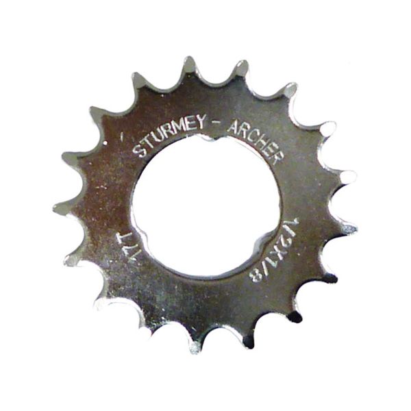 SunRace Steckkranz (17 ZÃ¤hne | 1/2"x1/8" | flach)