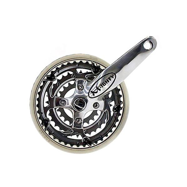 Messingschlager Migty Kurbelsatz (170mm | 3-fach | 48-38-26 | silber)