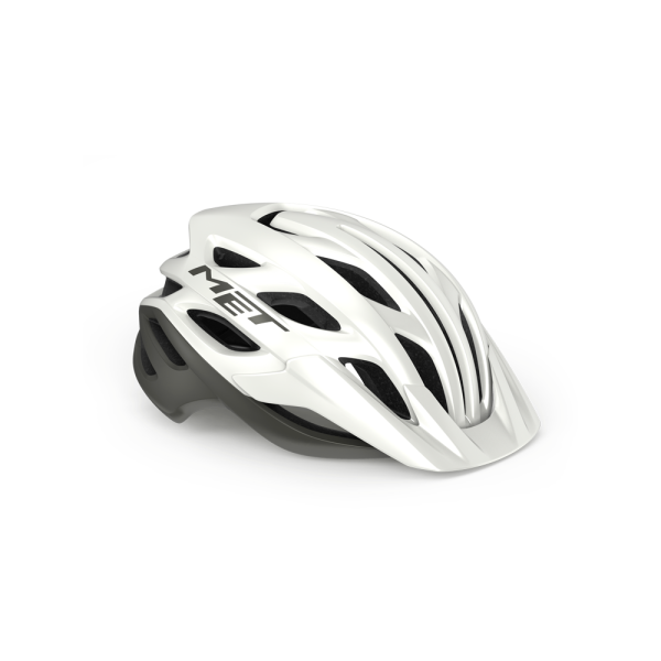 MET Veleno Fahrradhelm (weiÃŸ / grau)