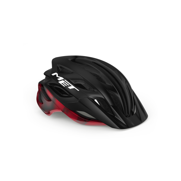 MET Veleno Fahrradhelm (schwarz / rot)