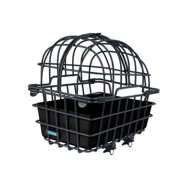 Mijnen Pieper Luna Tierfahrradkorb (schwarz | weitmaschig)