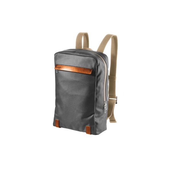 Brooks Pickzip Canvas Rucksack (grau / hellbraun)