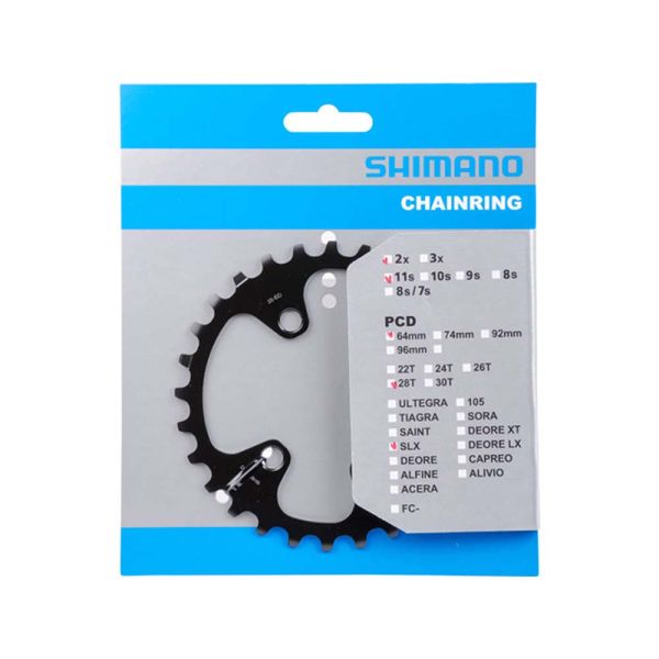 Shimano SKX FC-M700 Kettenblatt (28Z | 11-fach | schwarz)