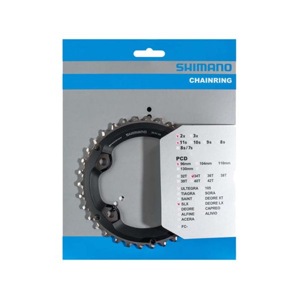 Shimano SKX FC-M700 Kettenblatt (34Z | 11-fach | schwarz)