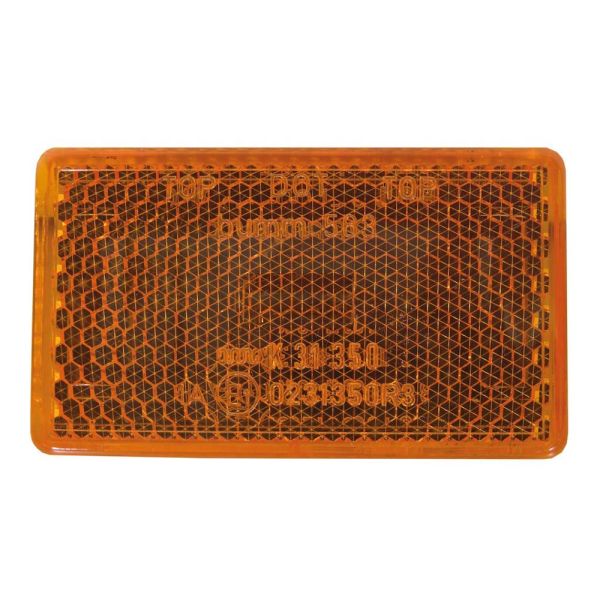 b&m RÃ¼ckstrahler (seitlich | eckig | fÃ¼r Starrgabel | orange)