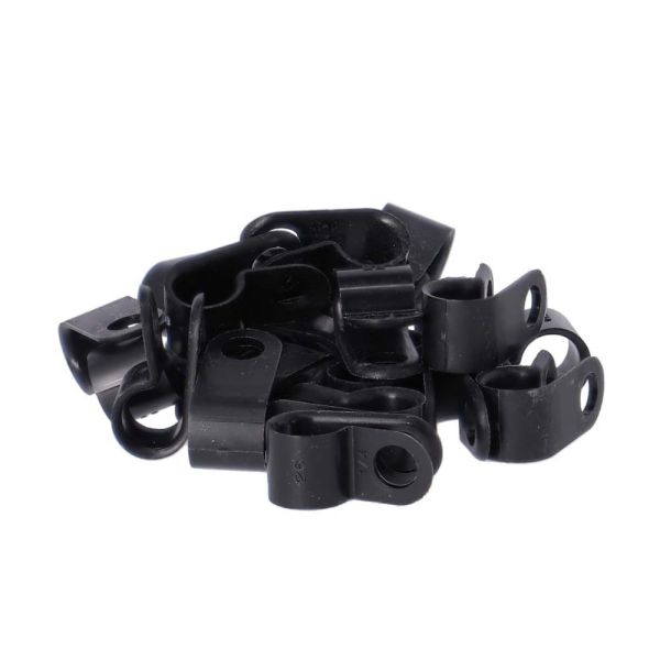 Westphal 856 Bowdenzug-Schelle (schwarz | fÃ¼r 6mm Kabel | 25 StÃ¼ck)