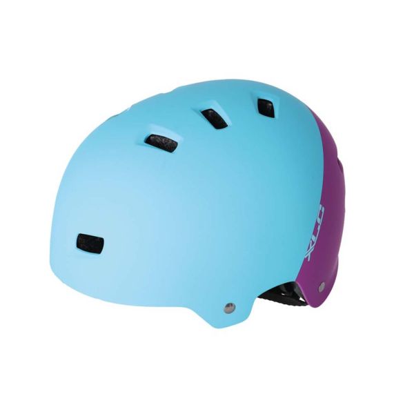 XLC BH-C22 Fahrradhelm Urban (hellblau / lila)