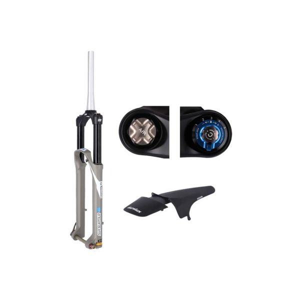 SR Suntour SF21 DUROLUX36 EQ BOOST R2C2 Federgabel (29" | grau | TEAM Taper | A-Head 15mm 160mm)