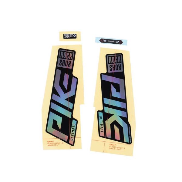 Rock Shox Gabel Decal Kit fÃ¼r Pike Ultimate 27/29" (Regenbogenfolie fÃ¼r Schwarz)