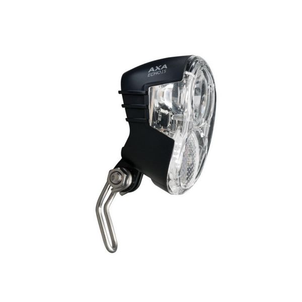 AXA Scheinwerfer Echo 15 fÃ¼r Nabendynamo mit Halter und Kabel