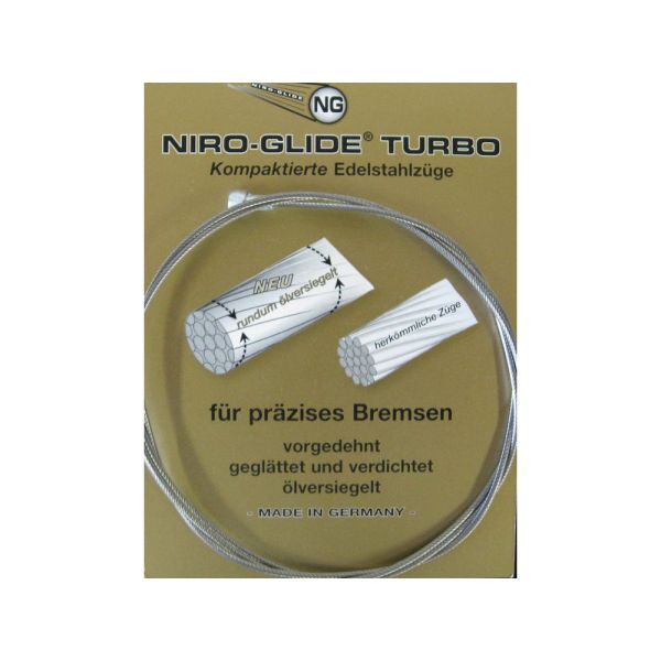 Diverse Bremsinnenzug-Edelstahl mit Birnennippel 1800mm Ã˜15mm