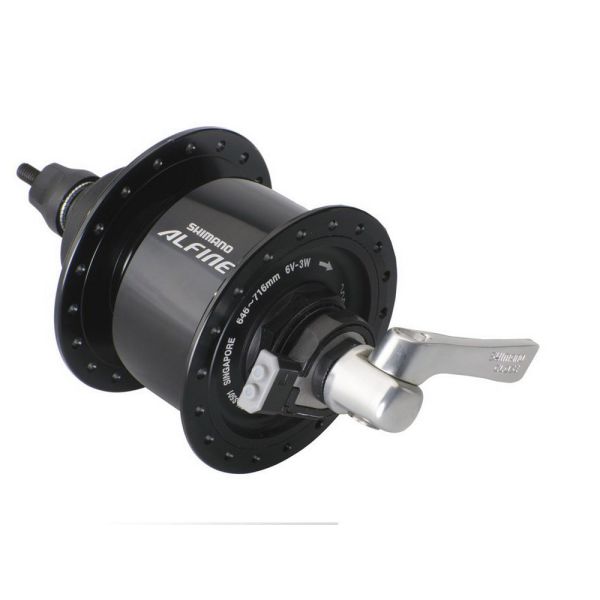 Shimano Vorderrad Nabendynamo Alfine DHS501 100mm 36 Loch CenterlockSNSP