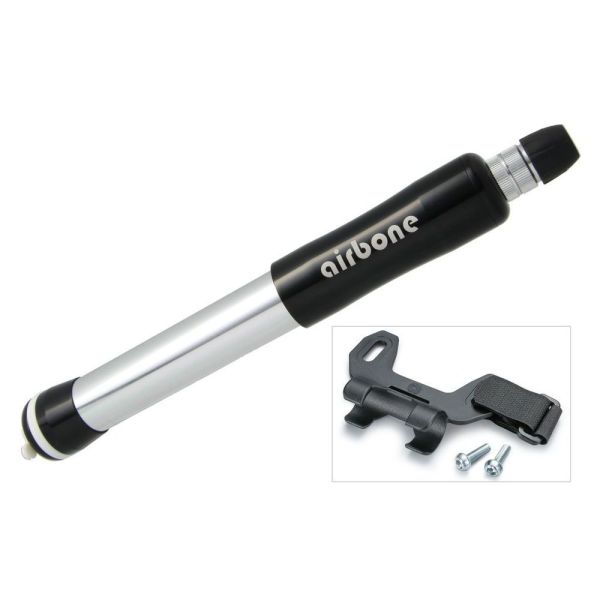 Airbone ZT-508 Mini Luftpumpe (210mm | inklusive Halter | AV/SV/DV | schwarz)