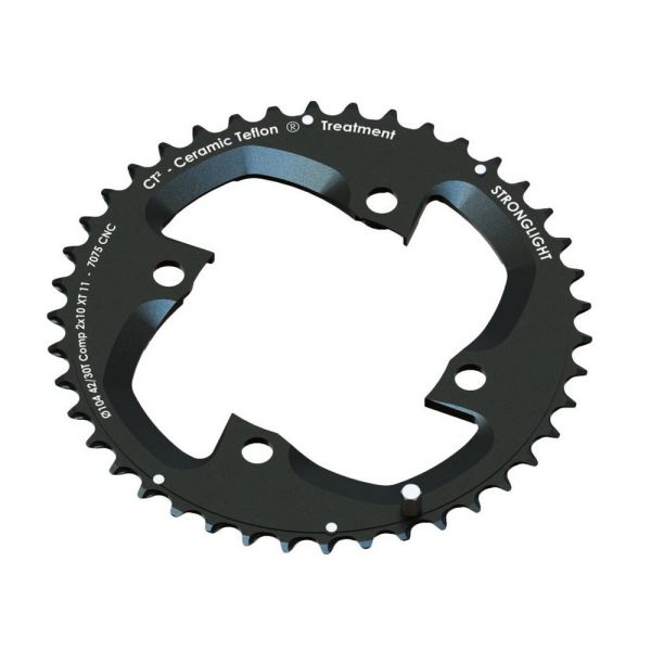 Stronglight Kettenblatt MTB Shimano 2x10 fÃ¼r XT FC M785 4-Arm auÃŸen 39 (26) ZÃ¤hne