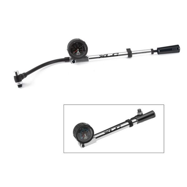 XLC Suspension Pumpe HighAir Pro PU-H03 PrÃ¤zisionsmanometer und Schlauch