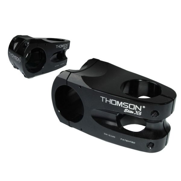 Thomson A-Head Vorbau Elite X4 1-1/8" x 0Â° x 50mm x 318mm Lenkerkl.