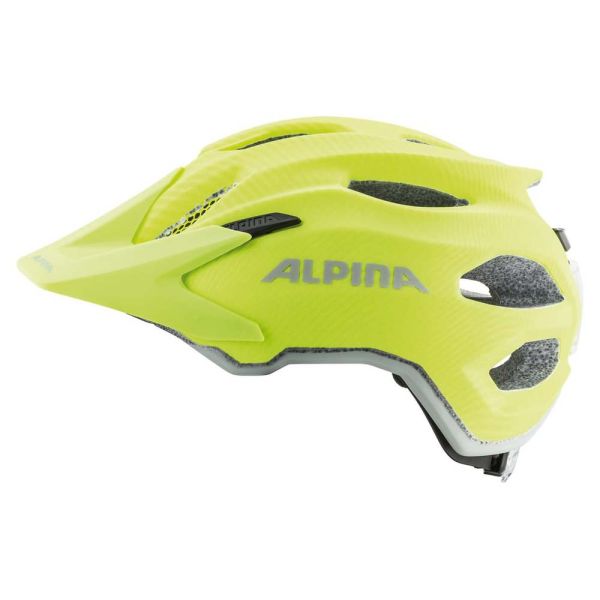 Alpina Carapax Junior Flash Fahrradhelm Kinder (neongelb)