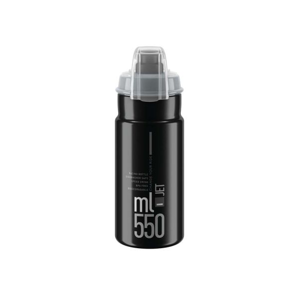 Elite Jet Plus Trinkflasche (550ml | schwarz / grau | Polyethylen)
