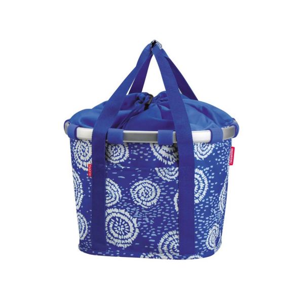 KLICKfix Reisenthel Bikebasket Fahrradkorb (batik strong blue | 15 Liter)