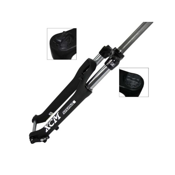 SR Suntour SF17 XCM30 BOOST 15QLC 110 Federgabel (24+" | mattschwarz | 1.1/8" | SL 255mm A-Head)