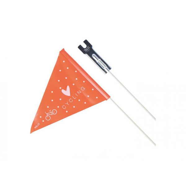 XLC SF-C01 Sicherheitswimpel (zweiteilig | weiÃŸ / orange)