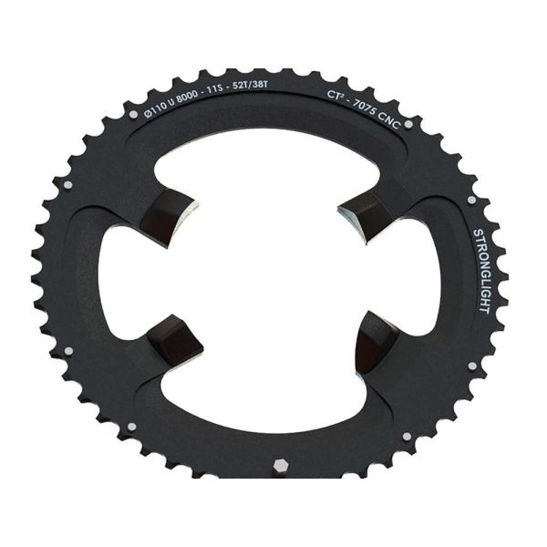 Stronglight Ultegra FC-R8000 Kettenblatt (auÃŸen | 52(36) ZÃ¤hne | schwarz | ctÂ² | 11-fach | 110mm)