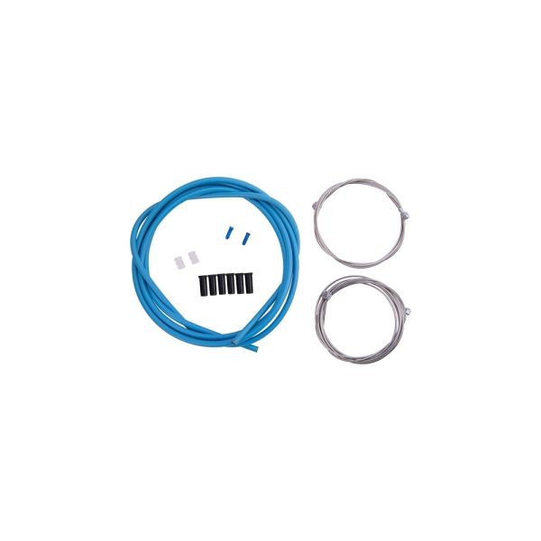 Contec Neo Stop + Brake Cable set (silver / blue)