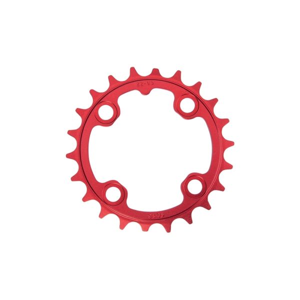Truvativ MTB / Trekking Chain Ring (red | 22 Teeth | Alu)