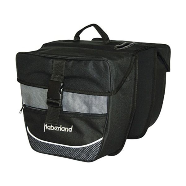 Haberland entry-level series double pannier (25 liters | black / silver)