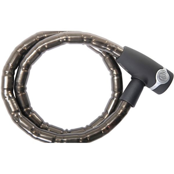 Contec EcoLoc armored cable lock 100cm x 18mm (black / grey)