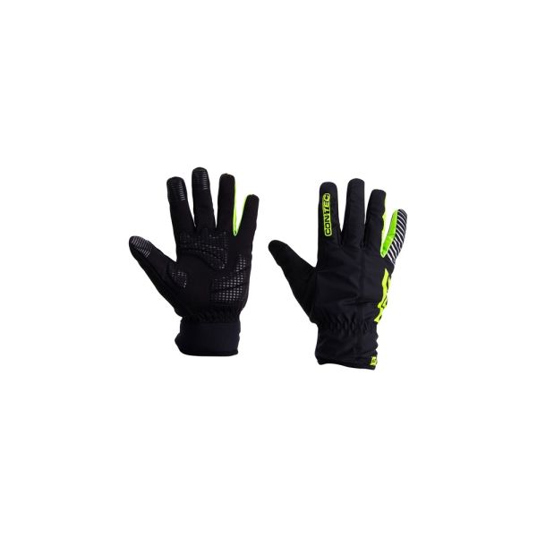 Contec Dense Waterproof Winter Gloves (black / green)