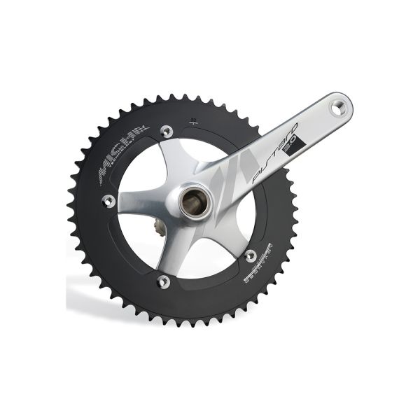 Miche Pistard 2.0 Crank Set 48 / 165mm (silver)