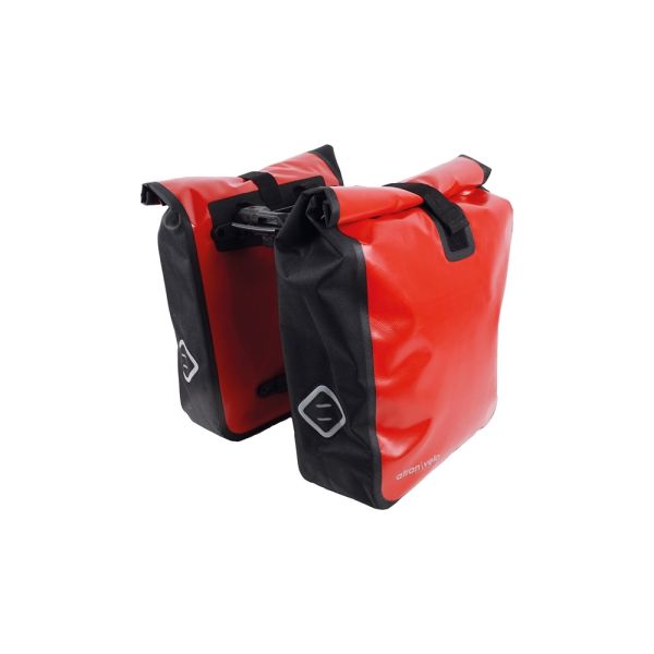 AtranVelo Travel AVS single pannier (black / red)
