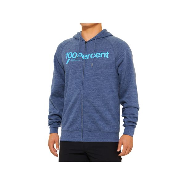 100% Kerv Fleece Zip Hoodie
