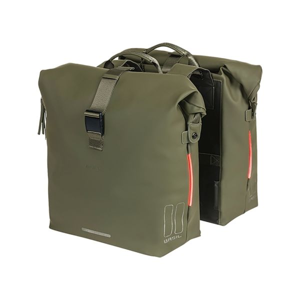 Basil Soho Nordlicht Doppeltasche (41 Liter l moosgrÃ¼n)