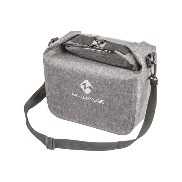 M-Wave Suburban Front Lenkertasche (7 Liter l grau)