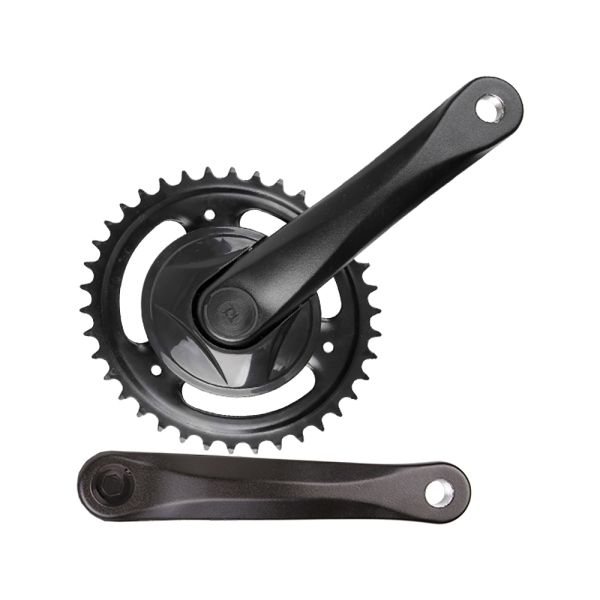 Messingschlager 1-fach Kurbelsatz (38 ZÃ¤hne 170mm l schwarz)