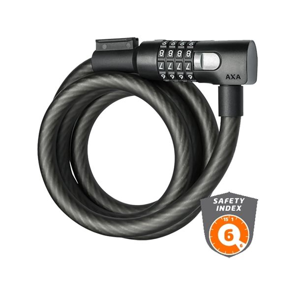 AXA NL Resolute 15 Code Kabelschloss (180 cm x 15mm l schwarz)